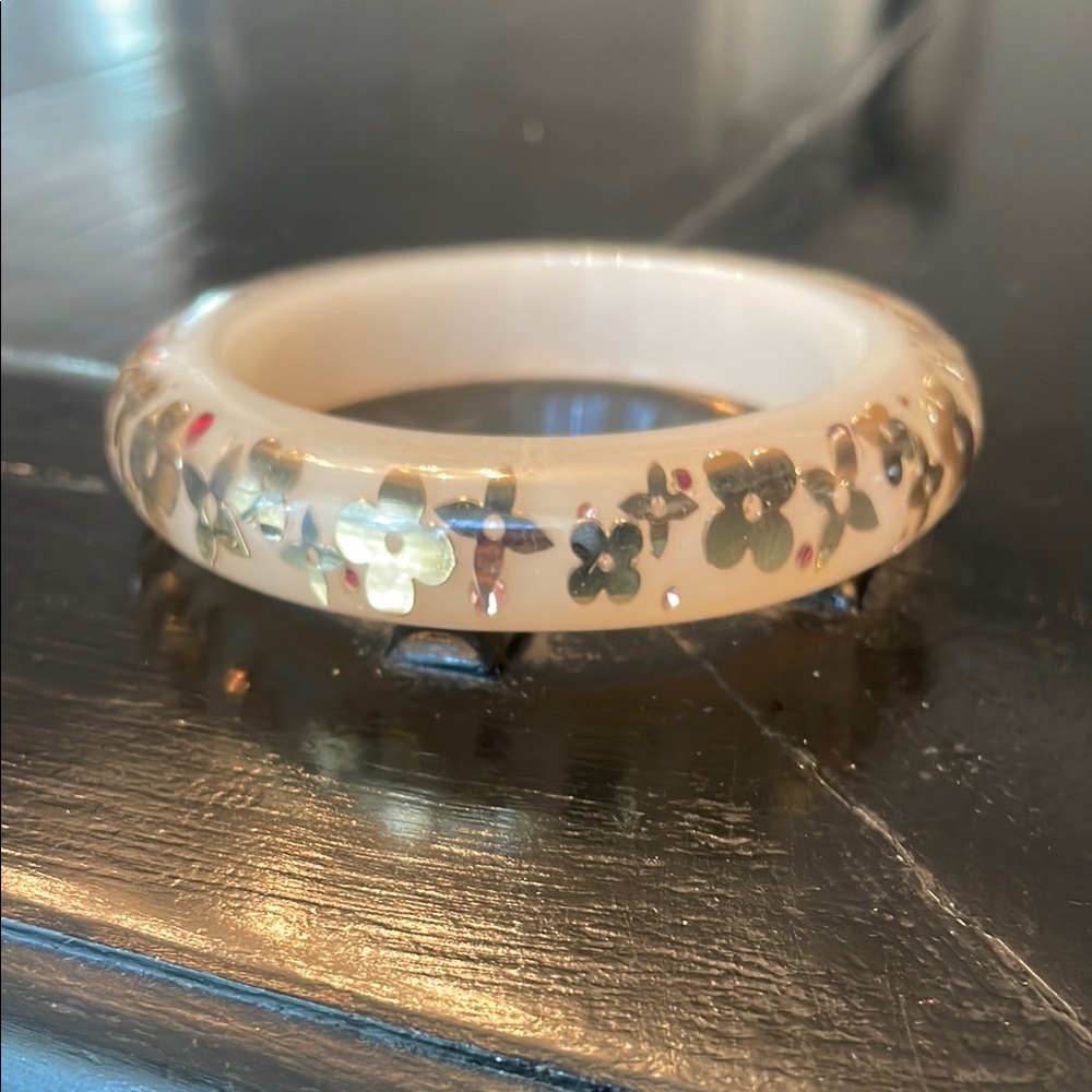 LOUIS VUITTON Inclusion Bangle Bracelet - Light Pink, Excellent condition